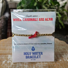 Load image into Gallery viewer, HOLY WATER RED CARDINAL BRACELET
