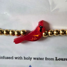 Load image into Gallery viewer, HOLY WATER RED CARDINAL BRACELET
