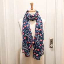Load image into Gallery viewer, Ave Maria | Catholic Fashion Scarf Auspice Maria Blessed Mother Catholic Monogram Scarf Miraculous Medal
