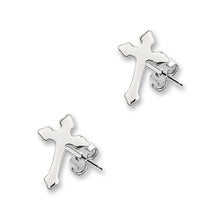 Load image into Gallery viewer, Cross Post Earrings E2528PSS
