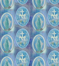 Load image into Gallery viewer, Miraculous Medal Scarf | Blessed Mother Catholic Scarf
