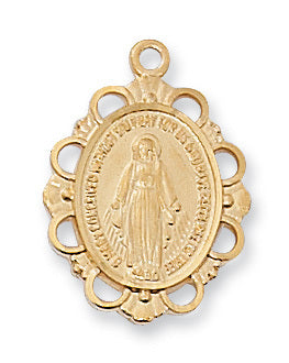 9ct gold clearance miraculous medal