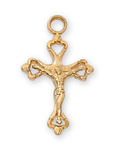 Load image into Gallery viewer, Sterling Silver Crucifix Detailed Edge
